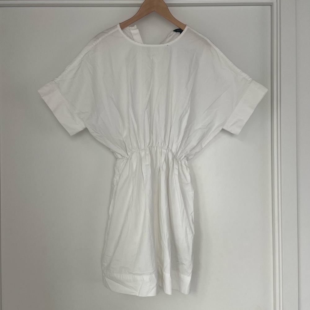 White Banana Republic Short Sleeve Dress